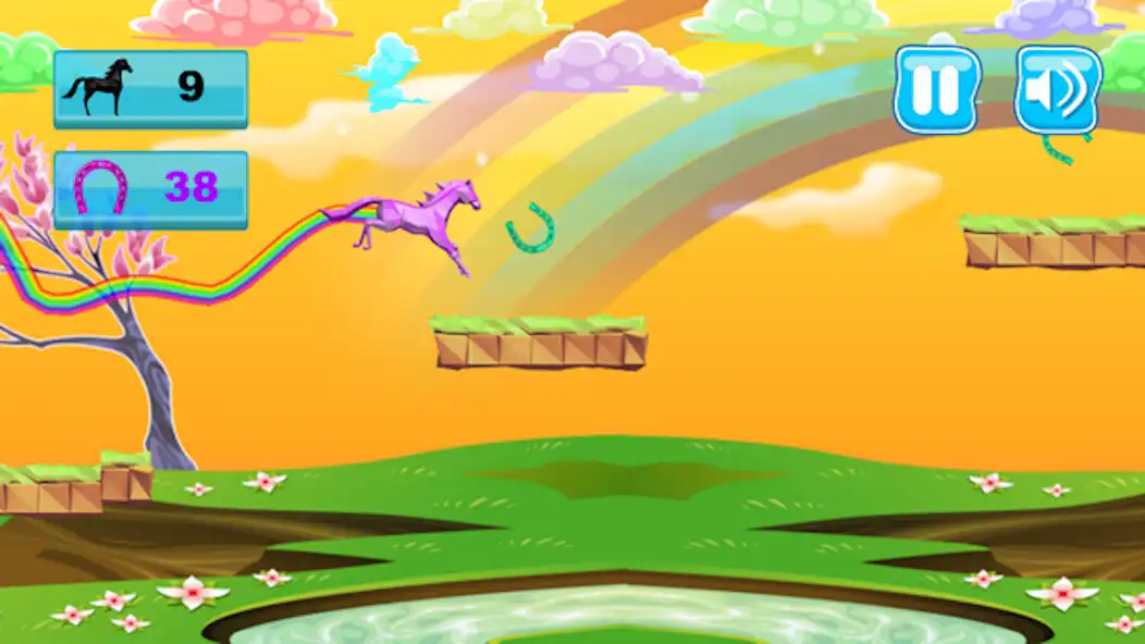 Play Unicorn Super Runner as an online game Unicorn Super Runner with UptoPlay
