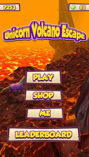 Play Unicorn Volcano Escape
