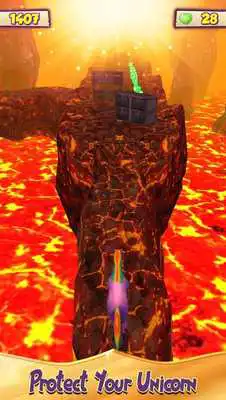 Play Unicorn Volcano Escape