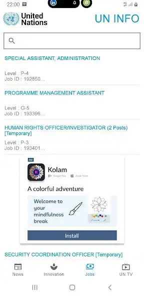 Play UN Info as an online game UN Info with UptoPlay