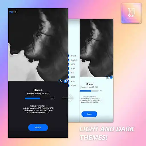 Play Unique UI For KLWP as an online game Unique UI For KLWP with UptoPlay