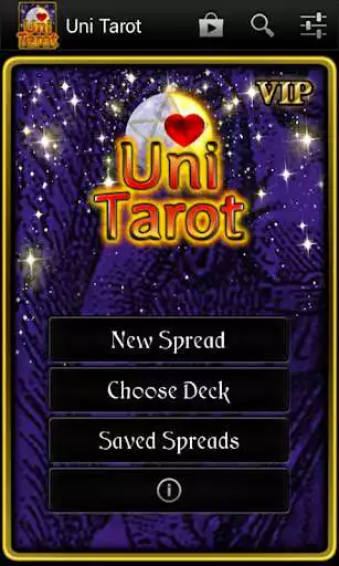 Play Uni Tarot (8 decks+)  and enjoy Uni Tarot (8 decks+) with UptoPlay
