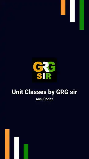 Play Unit Classes by GRG sir  and enjoy Unit Classes by GRG sir with UptoPlay