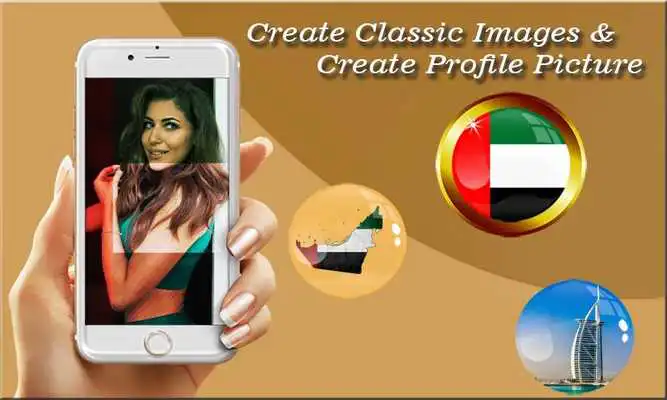Play United Arab Emirates Flag Photo Editor