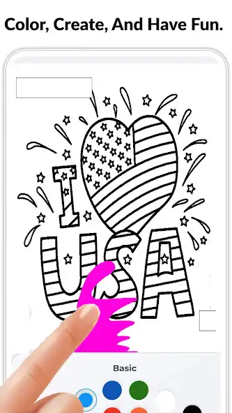 Play United States Coloring Book as an online game United States Coloring Book with UptoPlay