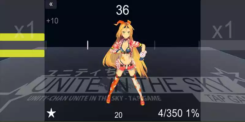 Play UnityChan Tap Game