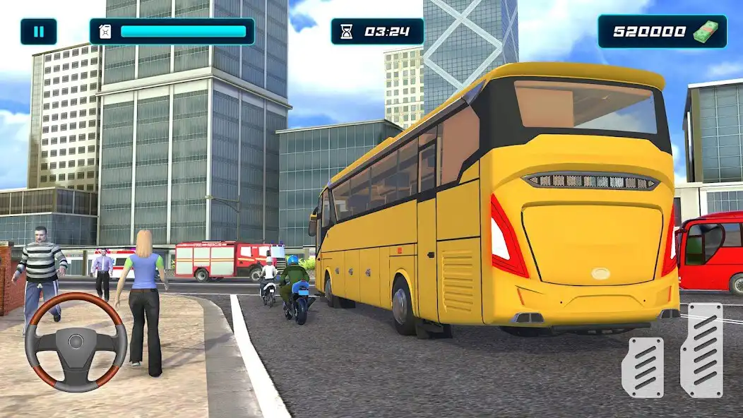 Play Universal Bus Simulator 2023 as an online game Universal Bus Simulator 2023 with UptoPlay