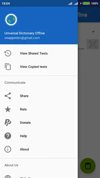 Play Universal Dictionary Offline as an online game Universal Dictionary Offline with UptoPlay