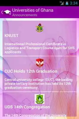 Play Universities of Ghana