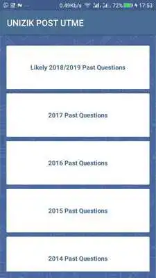 Play UNIZIK Post-UTME OFFLINE App - Face Your Book