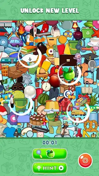 Play Unlock Find Tap Hidden Objects  and enjoy Unlock Find Tap Hidden Objects with UptoPlay