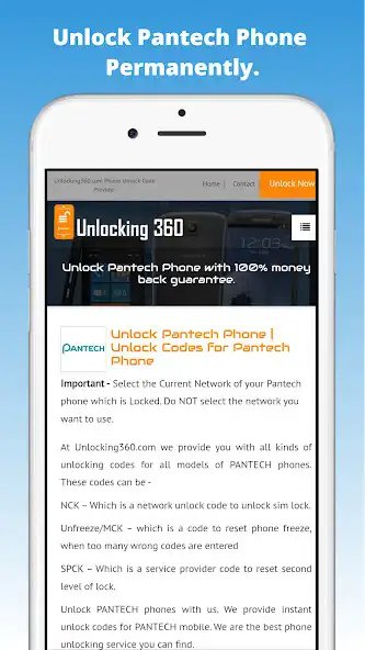 Play Unlock Pantech Phone  and enjoy Unlock Pantech Phone with UptoPlay