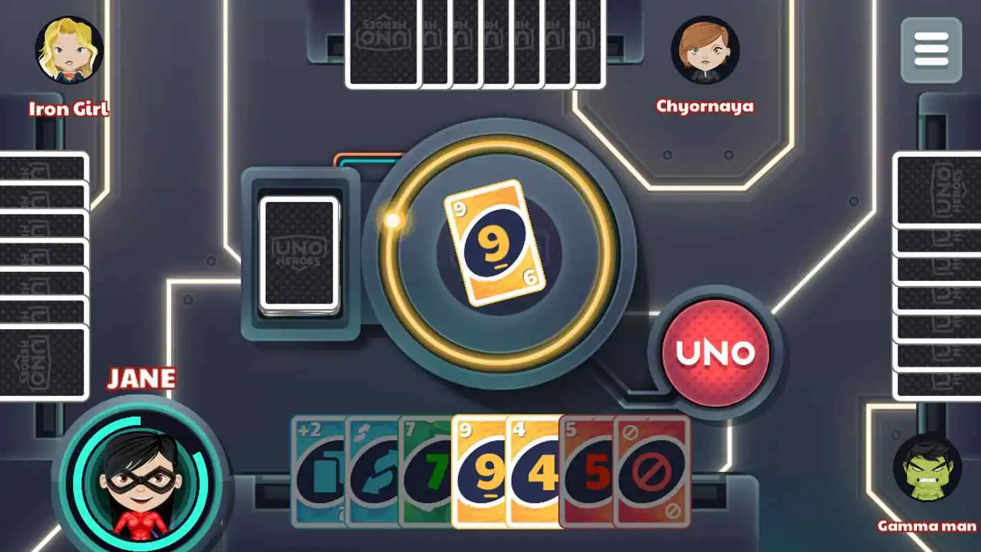 Play UNO Heroes