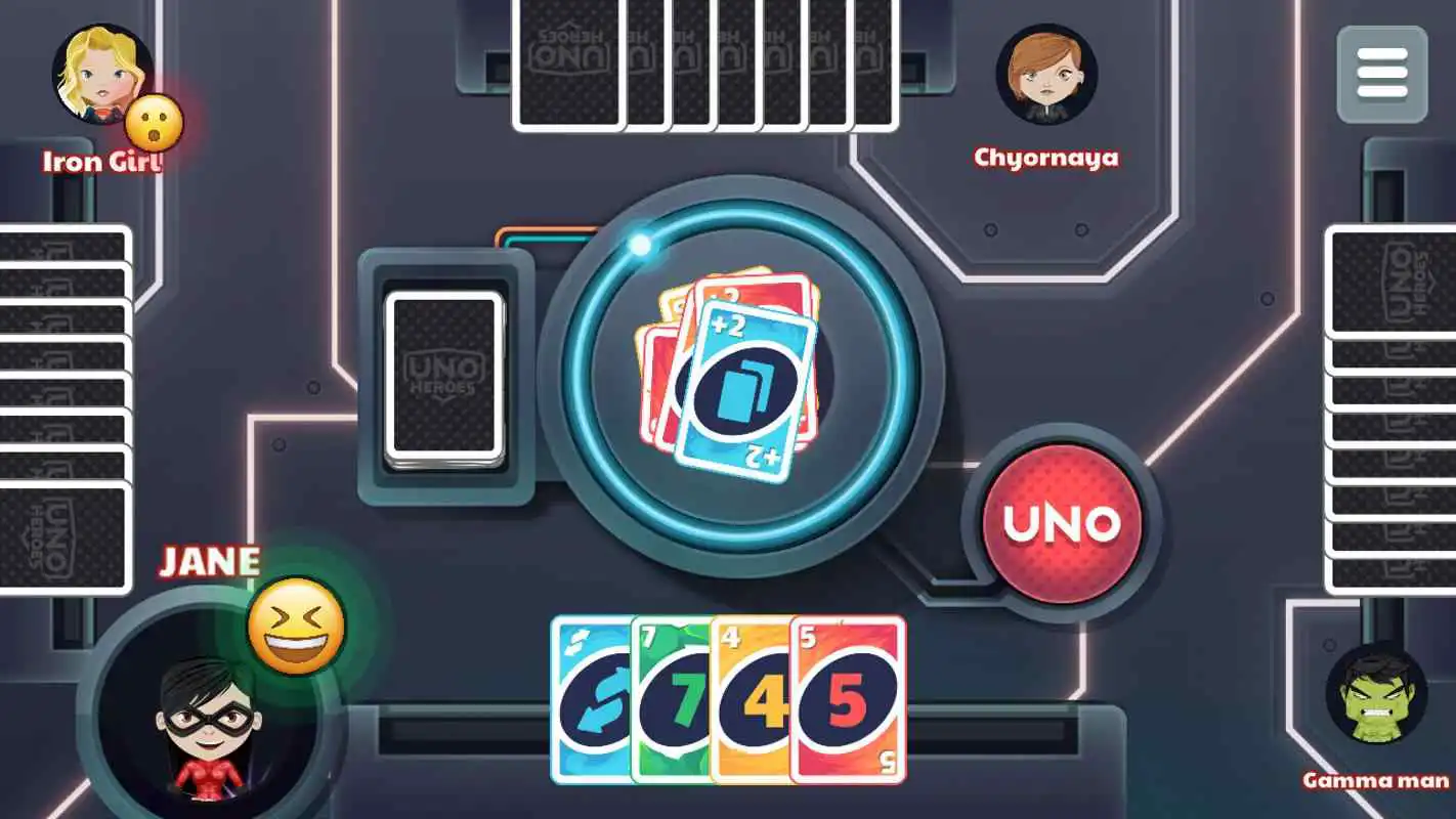 Play UNO Heroes