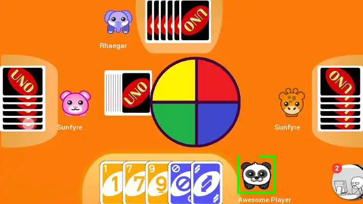 Play uno with friends