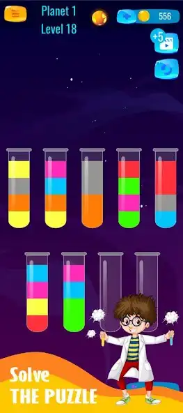 Play Un Puzzle - Water Sort Puzzle as an online game Un Puzzle - Water Sort Puzzle with UptoPlay