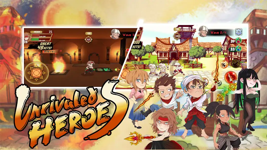 Play Unrivaled Heroes: 2.5D Action  and enjoy Unrivaled Heroes: 2.5D Action with UptoPlay