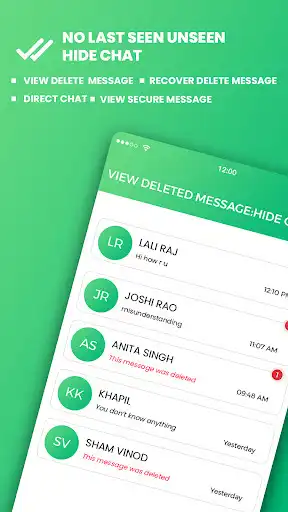 Play Unseen Hide Blue Tick : Hidden chat for WhatsApp  and enjoy Unseen Hide Blue Tick : Hidden chat for WhatsApp with UptoPlay