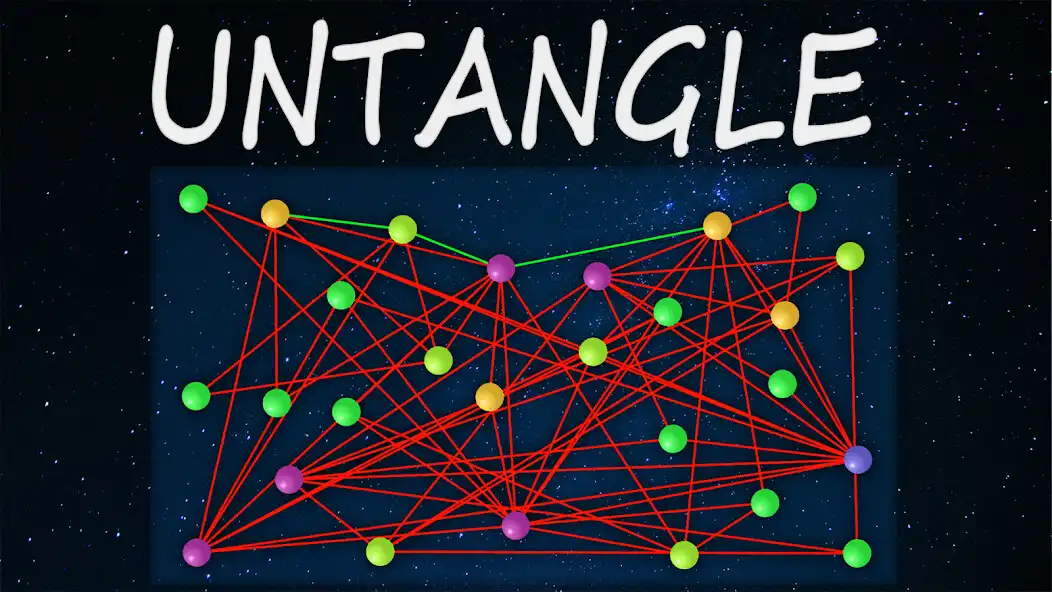 Play Untangle lines - detangle game  and enjoy Untangle lines - detangle game with UptoPlay