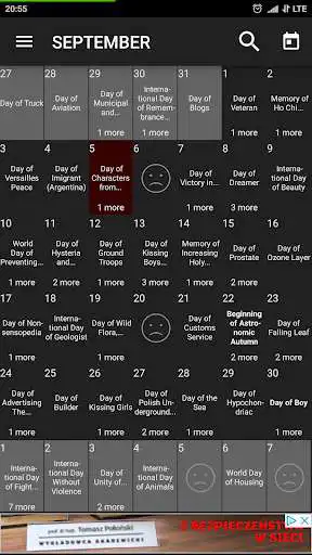 Play Unusual holiday calendar  and enjoy Unusual holiday calendar with UptoPlay