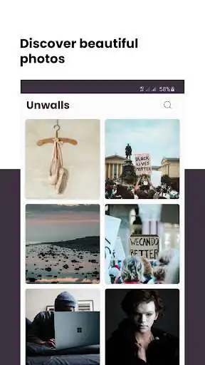Play Unwalls - Wallpaper App as an online game Unwalls - Wallpaper App with UptoPlay