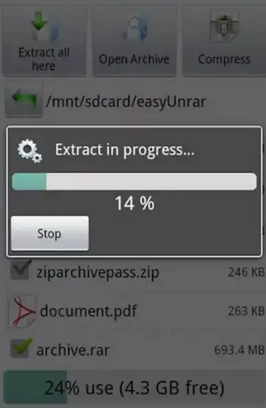 Play UnZip Extractor- Unzip  Unraz as an online game UnZip Extractor- Unzip  Unraz with UptoPlay