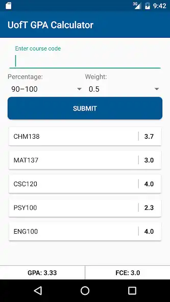 Play UofT GPA Calculator as an online game UofT GPA Calculator with UptoPlay