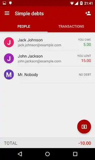 Play APK U.O.me (Debt Manager)  and enjoy U.O.me (Debt Manager) with UptoPlay cz.kns.uome