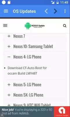 Play Update Android Version
