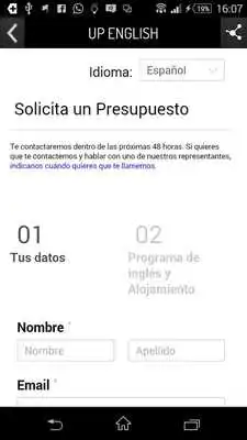Play Up English App