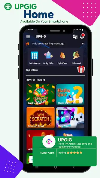 Play UPGiG Earn Rewards Cash  and enjoy UPGiG Earn Rewards Cash with UptoPlay