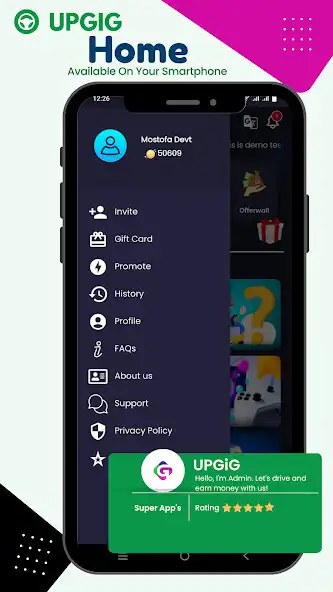 Play UPGiG Earn Rewards Cash as an online game UPGiG Earn Rewards Cash with UptoPlay