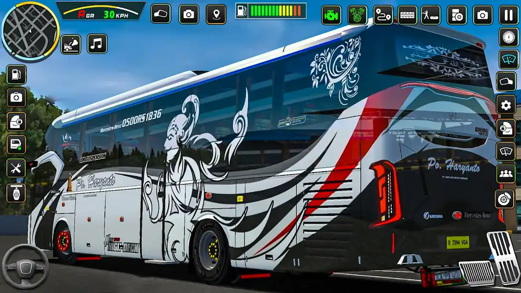 Play Uphill Mountain Bus Driving 3d as an online game Uphill Mountain Bus Driving 3d with UptoPlay