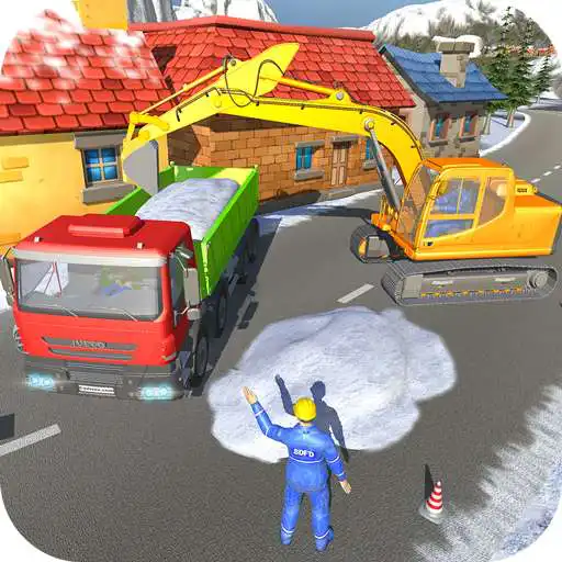 Run free android online Uphill Snow Crane Excavator Simulator 2019 APK