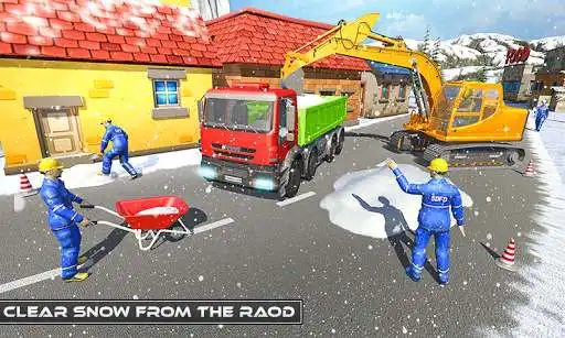 Play APK Uphill Snow Crane Excavator Simulator 2019  and enjoy Uphill Snow Crane Excavator Simulator 2019 with UptoPlay com.crownarts.uphillsnowcraneexcavatorsimulator