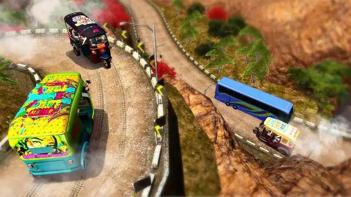 Play Uphill Tuk Tuk Rickshaw Driving