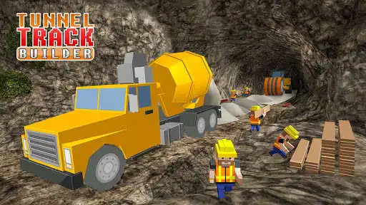 Play Uphill Tunnel Construction Train Builder