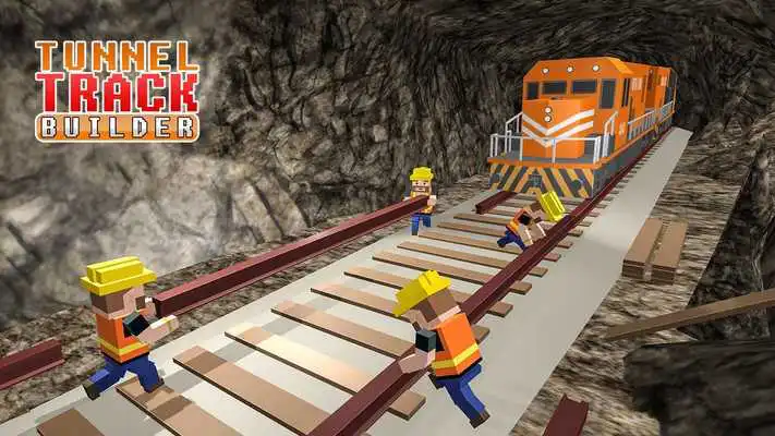 Play Uphill Tunnel Construction Train Builder