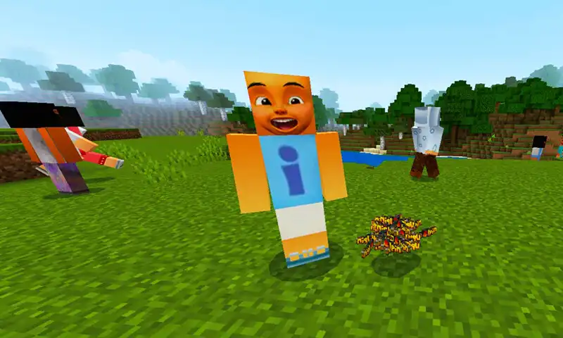 Play Upin Ipin Mod for MCPE as an online game Upin Ipin Mod for MCPE with UptoPlay