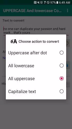Play UPPERCASE And lowercase Converter as an online game UPPERCASE And lowercase Converter with UptoPlay