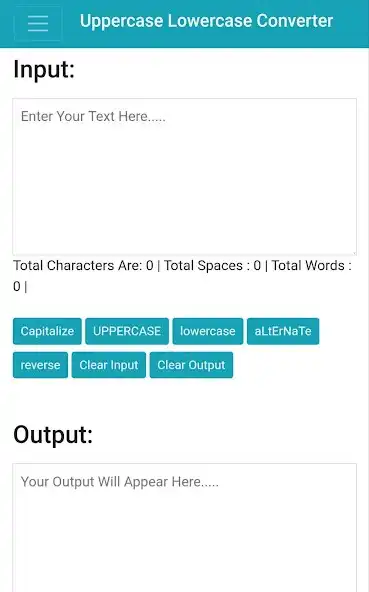Play Uppercase Lowercase Converter as an online game Uppercase Lowercase Converter with UptoPlay