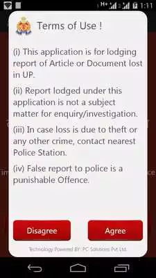 Play UPP Lost Report App