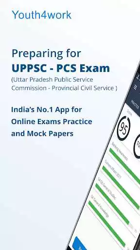 Play APK UPPSC Exam preparation  and enjoy UPPSC Exam preparation with UptoPlay com.youth4work.UPPSC