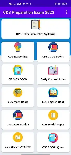 Play UPSC CDS Exam Preparation 2023 as an online game UPSC CDS Exam Preparation 2023 with UptoPlay