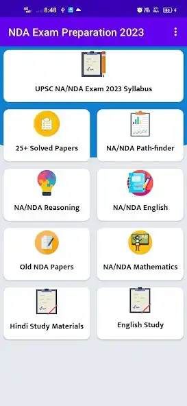 Play UPSC NDA Exam Preparation 2023 as an online game UPSC NDA Exam Preparation 2023 with UptoPlay