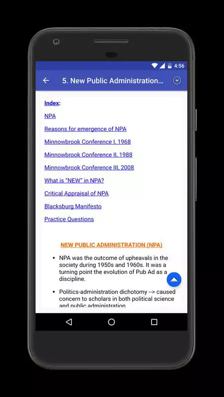 Play UPSC Public Administration