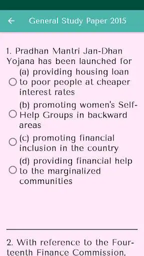Play UPSC Quiz - Solved Paper 2014 - 2017