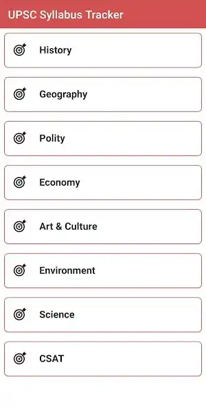 Play UPSC Syllabus Tracker  and enjoy UPSC Syllabus Tracker with UptoPlay