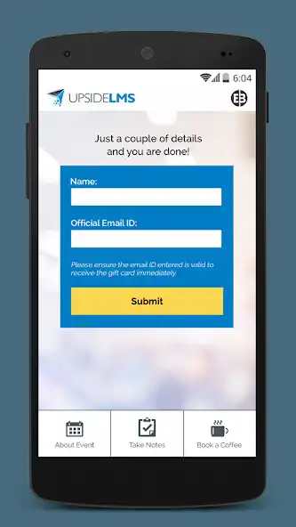 Play UpsideLMS Event Buddy as an online game UpsideLMS Event Buddy with UptoPlay