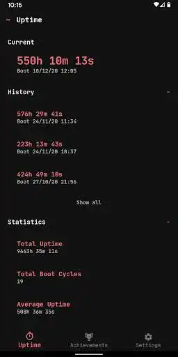 Play up_ Uptime Tracker & Stats - Time Since Boot  and enjoy up_ Uptime Tracker & Stats - Time Since Boot with UptoPlay
